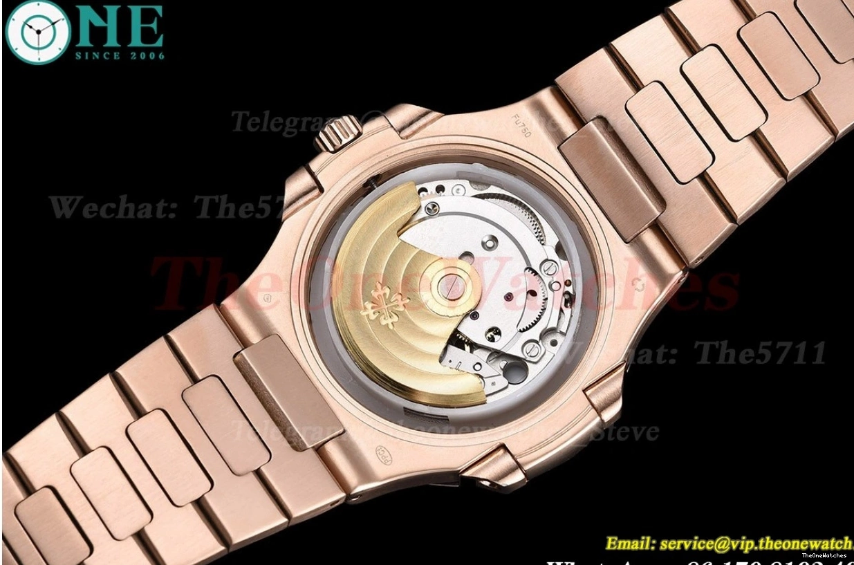 Dial RG Nautilus MY8215 GDF RG White 40mm 0514
